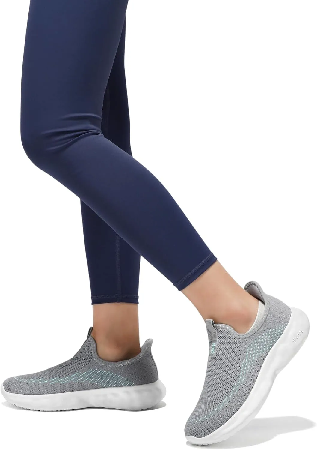 STQ Slip On Womens Sneakers Walking Orthopedic Breathable Arch Support Shoes with Cloud-Like Sole