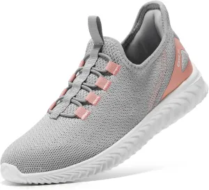 STQ Walking Shoes Women Orthopedic Slip On Breathable Mesh Sneakers Lightweight Arch Support Non Slip Maternity Nurse Ladies Tennis Plantar Fasciitis