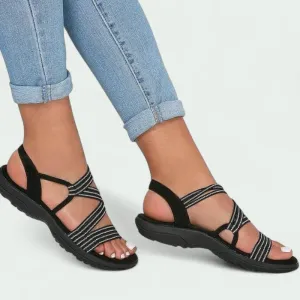 Strazoro | Supportive Walking Sandals for Women with Elastic Straps (Women)