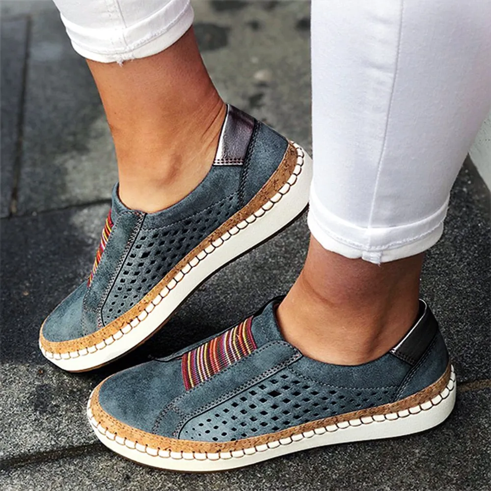 Suede Slip-On Sneakers | Lightweight | Breathable Fit