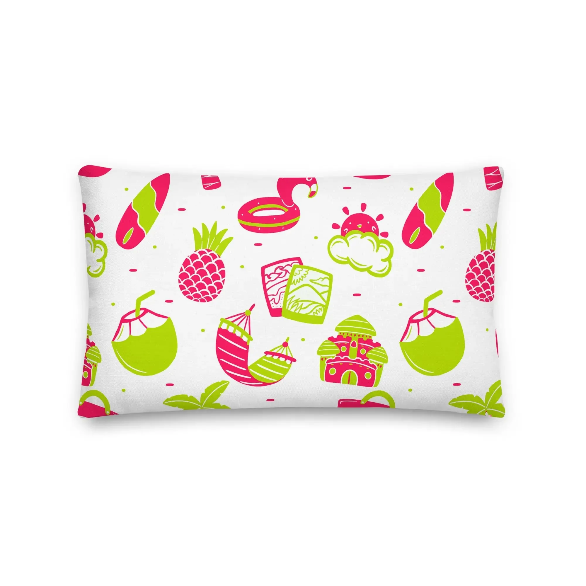 Summer Fun Premium Throw Pillow