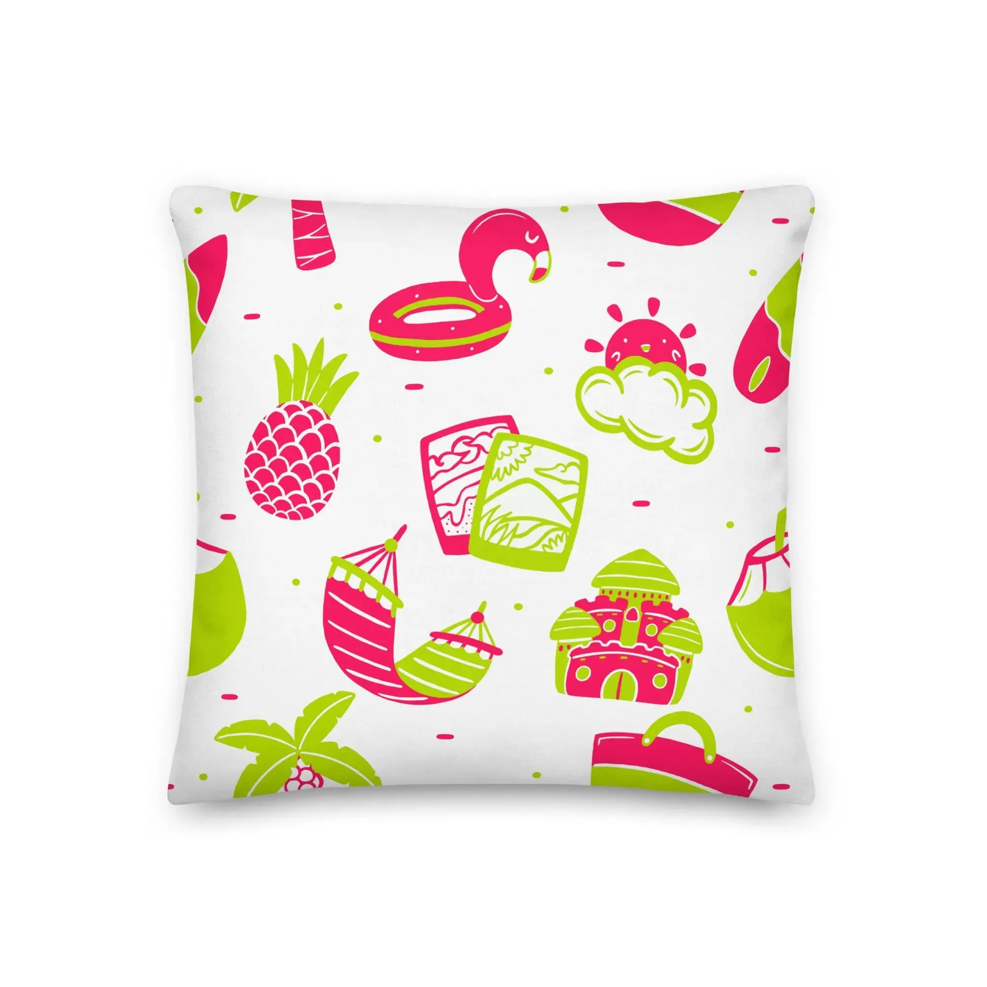 Summer Fun Premium Throw Pillow
