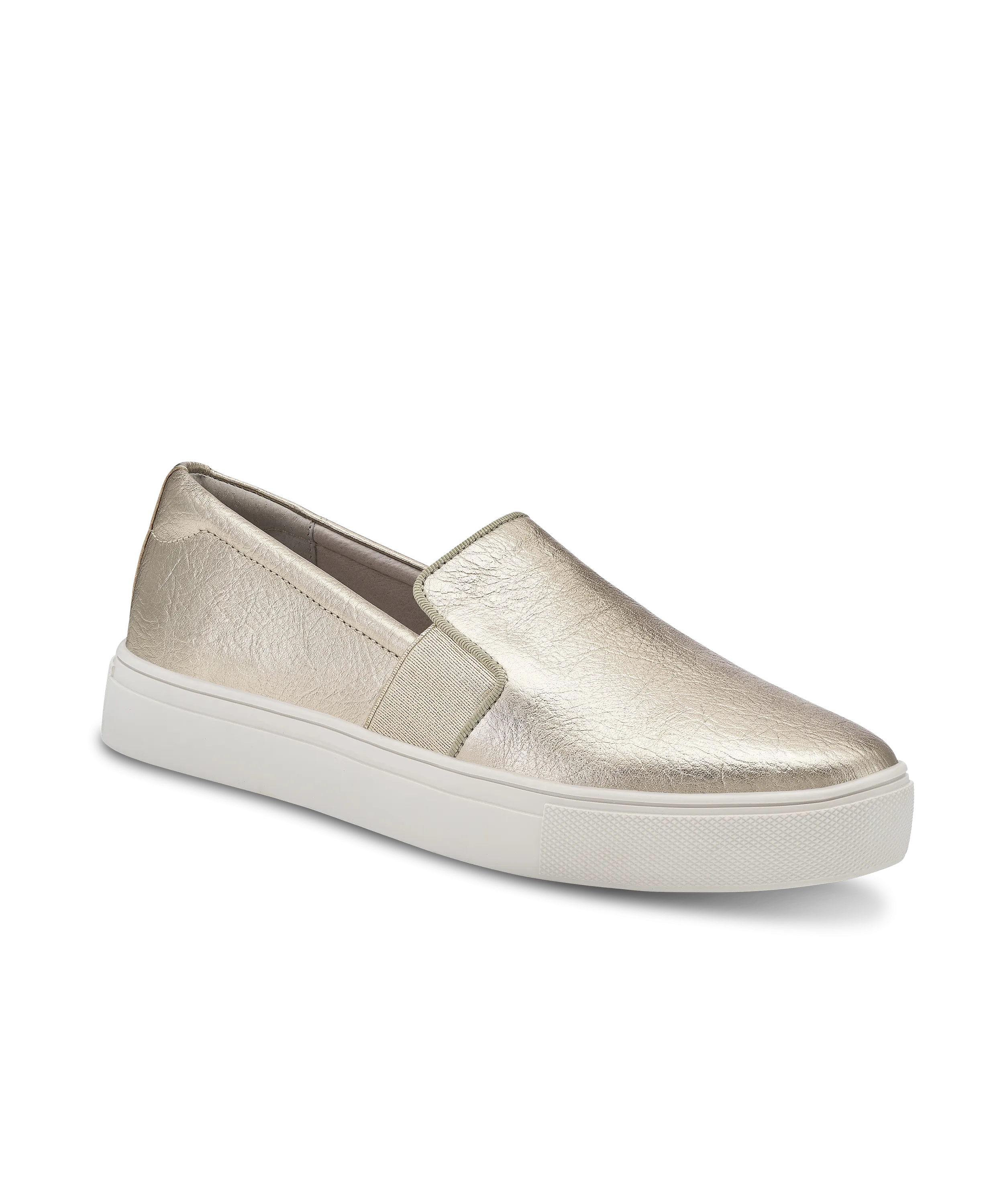 Swift Gold Leather Shoes