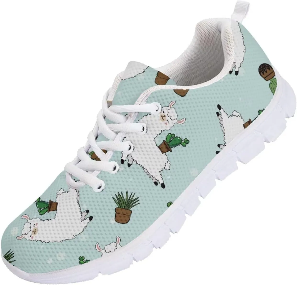 SYtrade Running Shoes Women Print Slip On Sneakers for Woman Tennis Shoes White Sole
