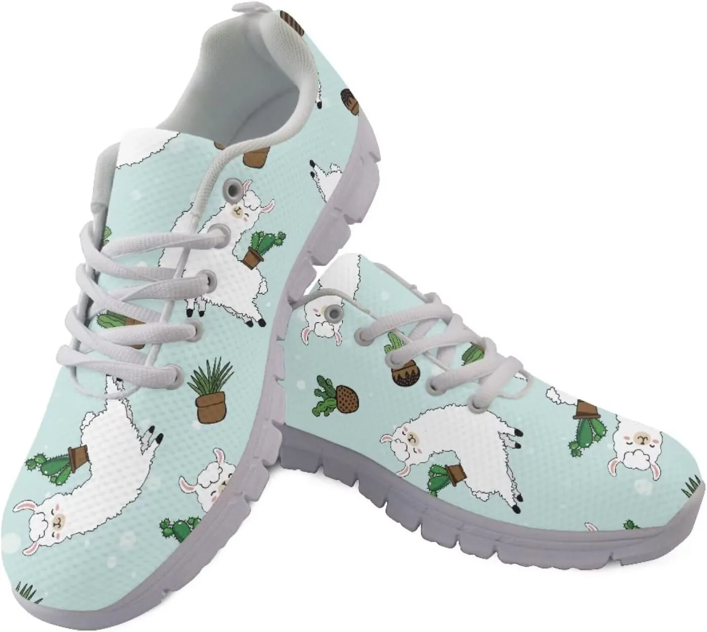 SYtrade Running Shoes Women Print Slip On Sneakers for Woman Tennis Shoes White Sole