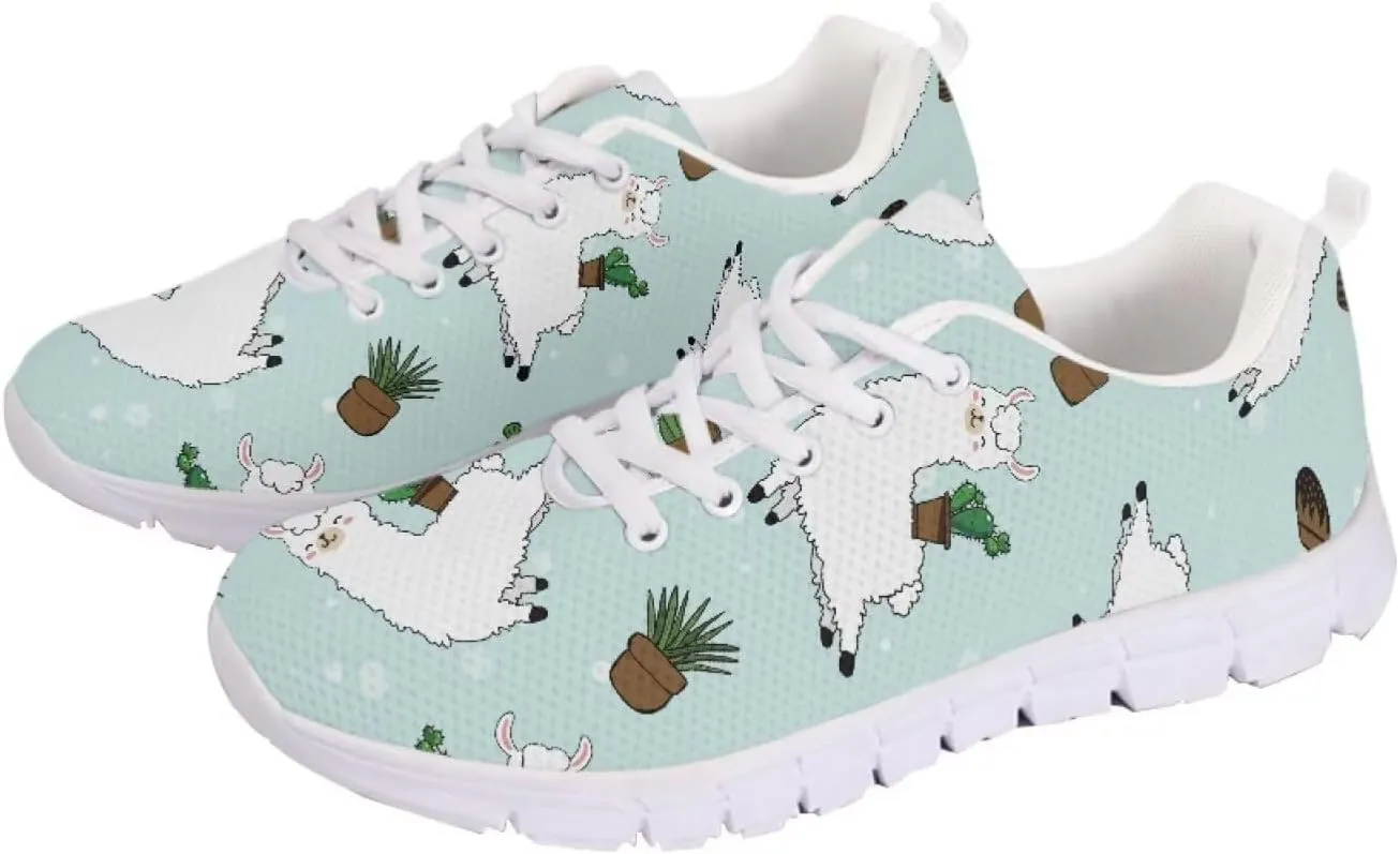 SYtrade Running Shoes Women Print Slip On Sneakers for Woman Tennis Shoes White Sole