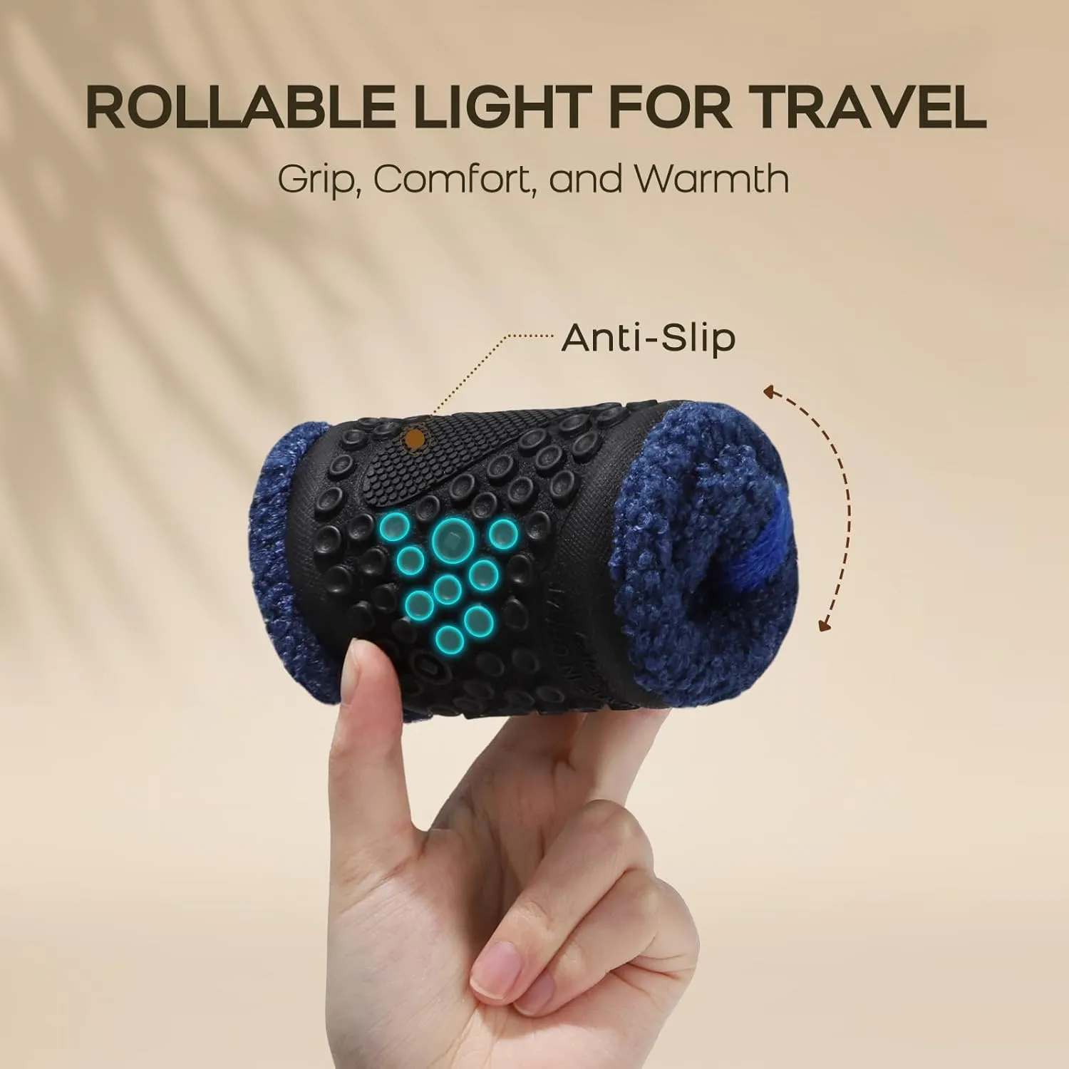 Tanamo House Slippers for Women Men Indoor Barefoot Slippers Socks Slip on House Shoes Cozy Comfy Slippers for Home Bedroom Travel Yoga