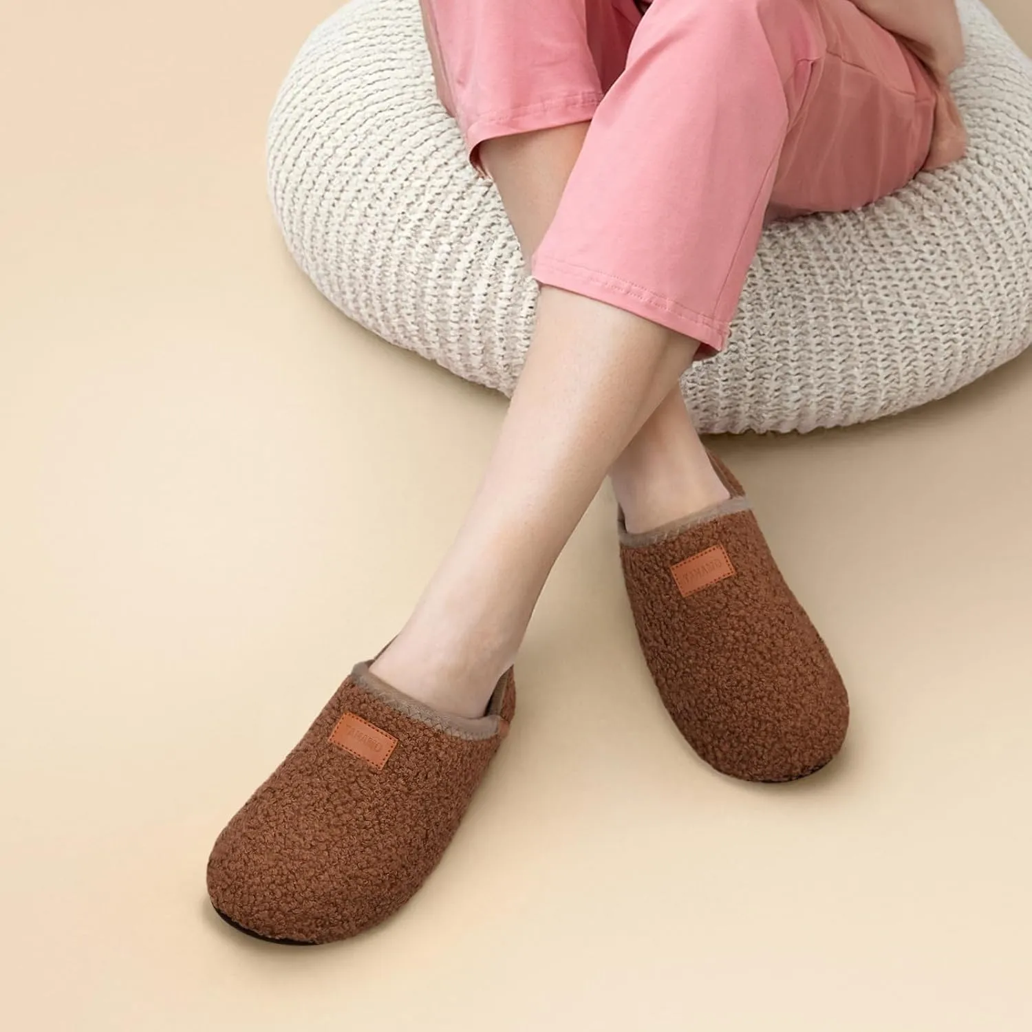 Tanamo House Slippers for Women Men Indoor Barefoot Slippers Socks Slip on House Shoes Cozy Comfy Slippers for Home Bedroom Travel Yoga