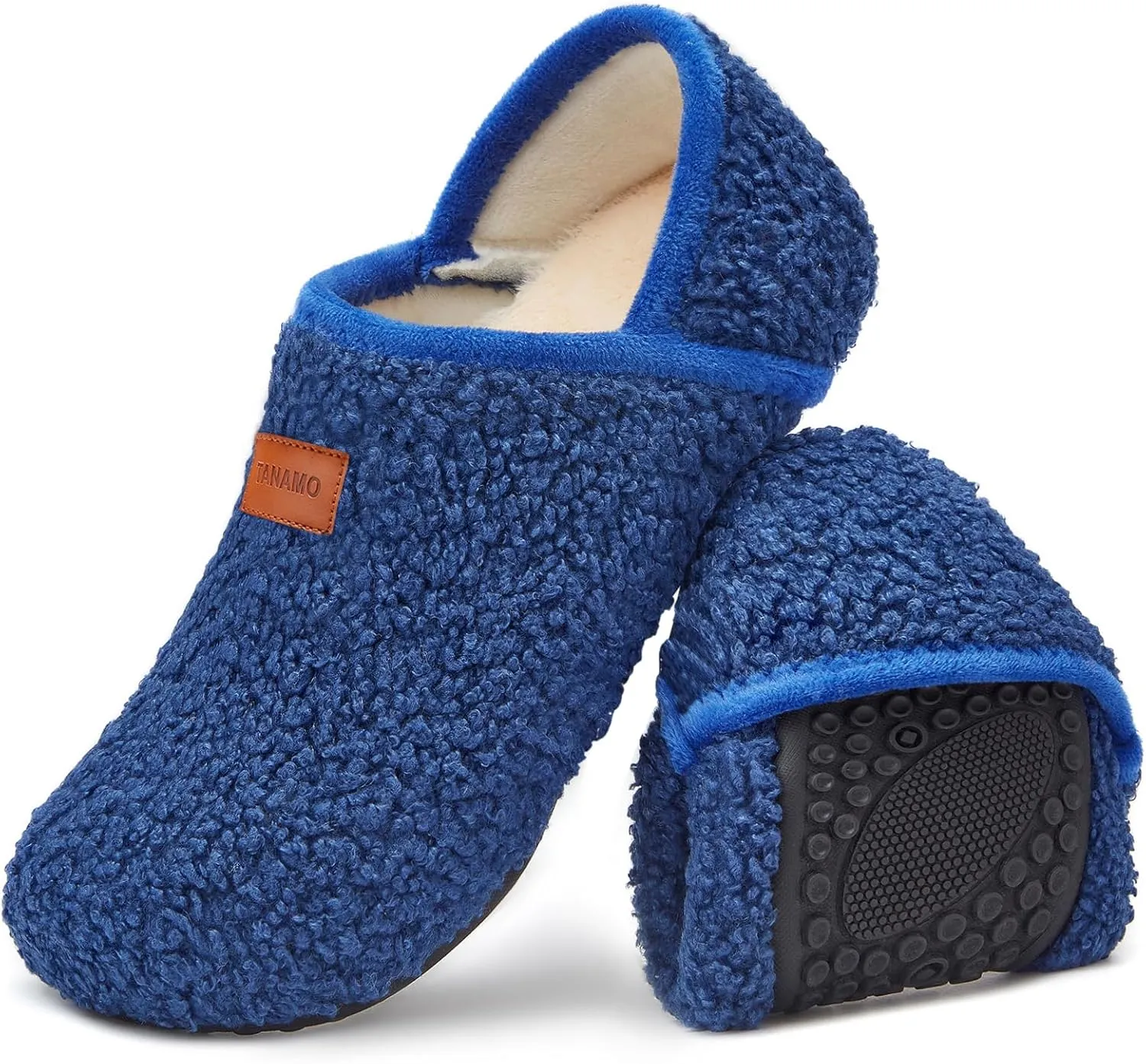 Tanamo House Slippers for Women Men Indoor Barefoot Slippers Socks Slip on House Shoes Cozy Comfy Slippers for Home Bedroom Travel Yoga