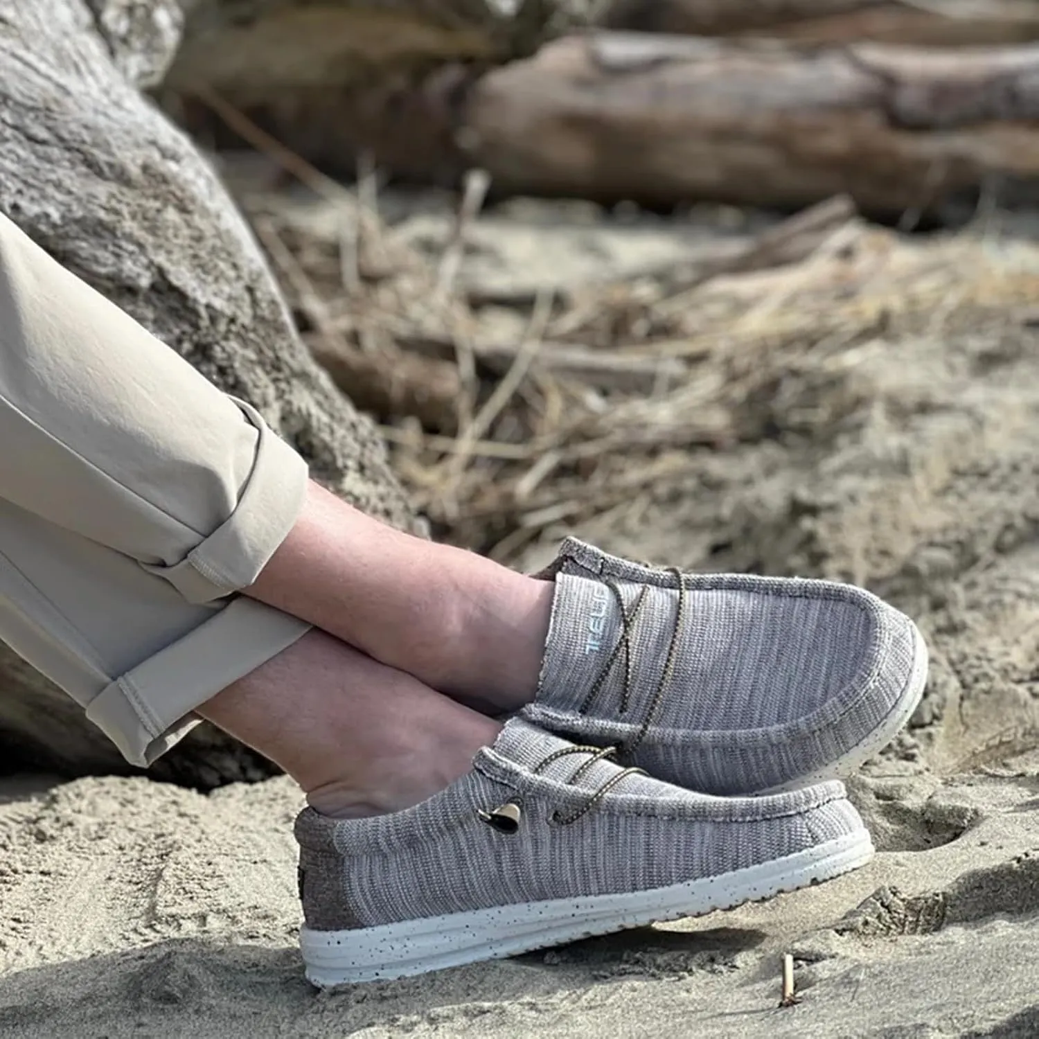 TELIC Men's Wave Slip-On Shoes - Lightweight, Breathable, Arch-Supporting, Easy On & Off - Great for Everyday Wear