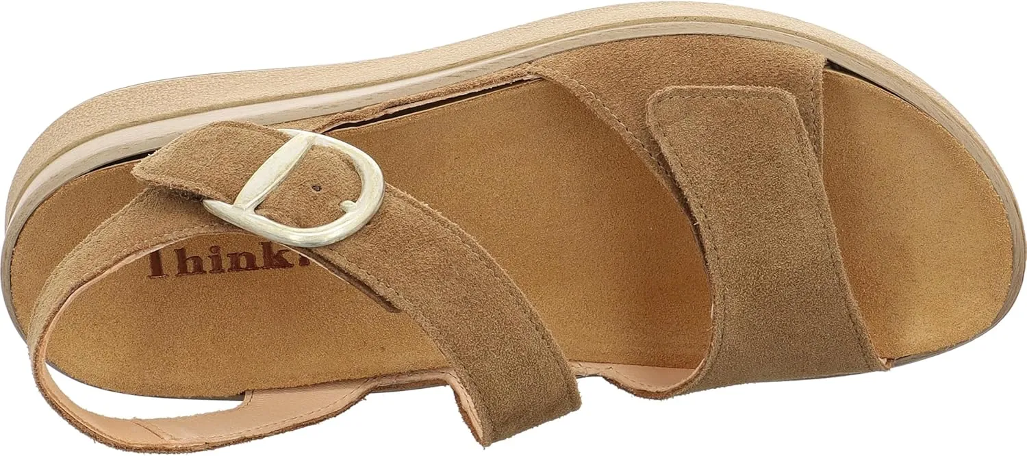 Think! Women's Meggie Sustainable Interchangeable Footbed Slingback Sandals
