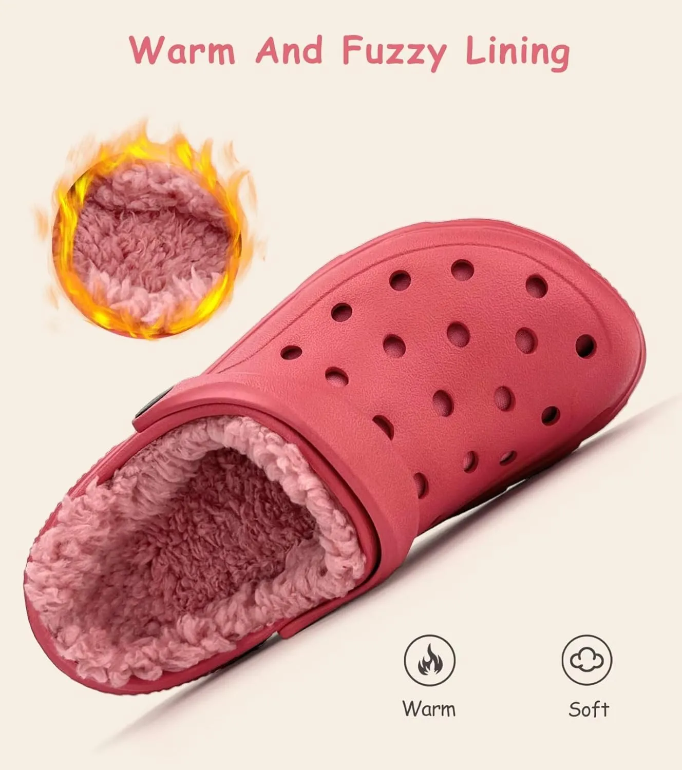 Toddler Kids Clogs for Boys Girls Comfortable Slip on Sandals Beach Pool Slipper
