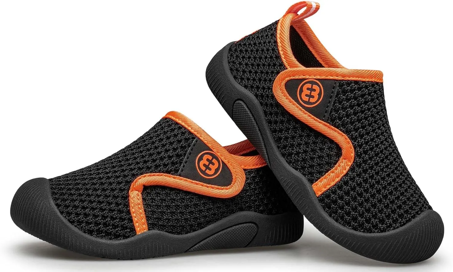 Toddler Tennis Shoes Boys Girls Lightweight Breathable Barefoot Shoes Wide Kids Slip On Sneakers