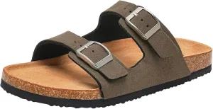 Torotto Kids Sandals Boys Girls Slide Summer Non-slip Cork Sandals with Adjustable Straps for Indoor & Outdoor