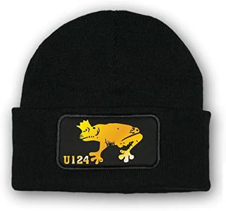 U124 U-Boot Navy Submarine Frog King Tower Marling Crest Cap/Hat Beenie # 10882 M