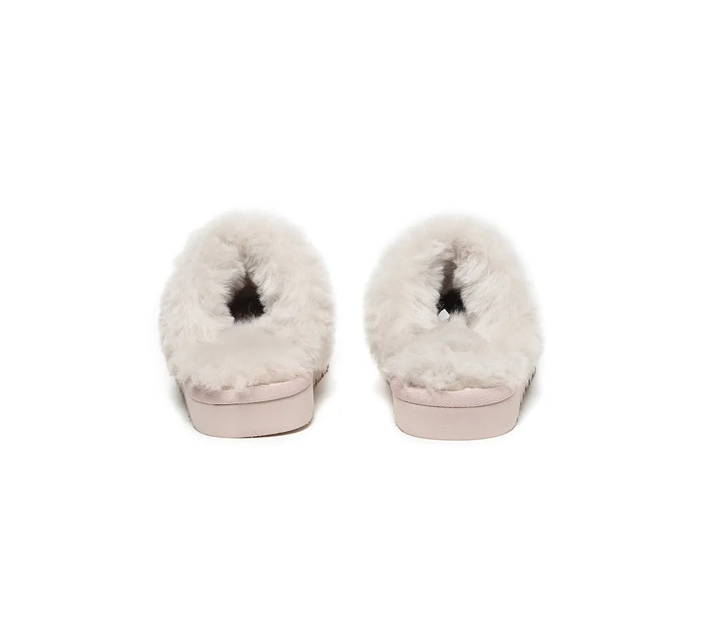 UGG Slippers Kids Australian Sheepskin Wool Muffin