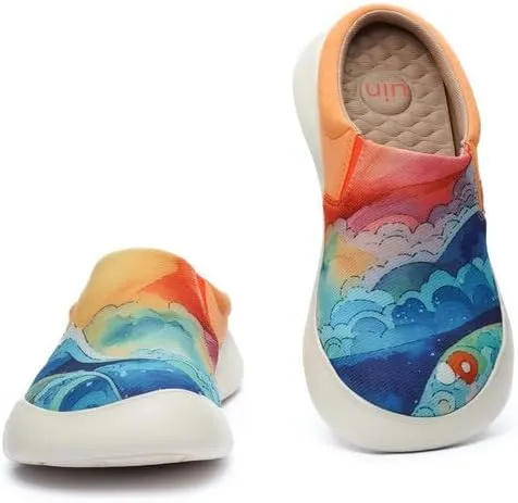 UIN Women's Lightweight Slip-on Casual Breathable Round Toe Barefoot Mules for Women