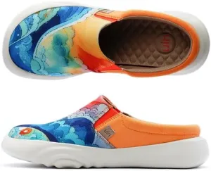 UIN Women's Lightweight Slip-on Casual Breathable Round Toe Barefoot Mules for Women