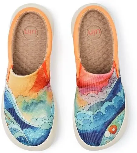 UIN Women's Lightweight Slip-on Casual Breathable Round Toe Barefoot Mules for Women