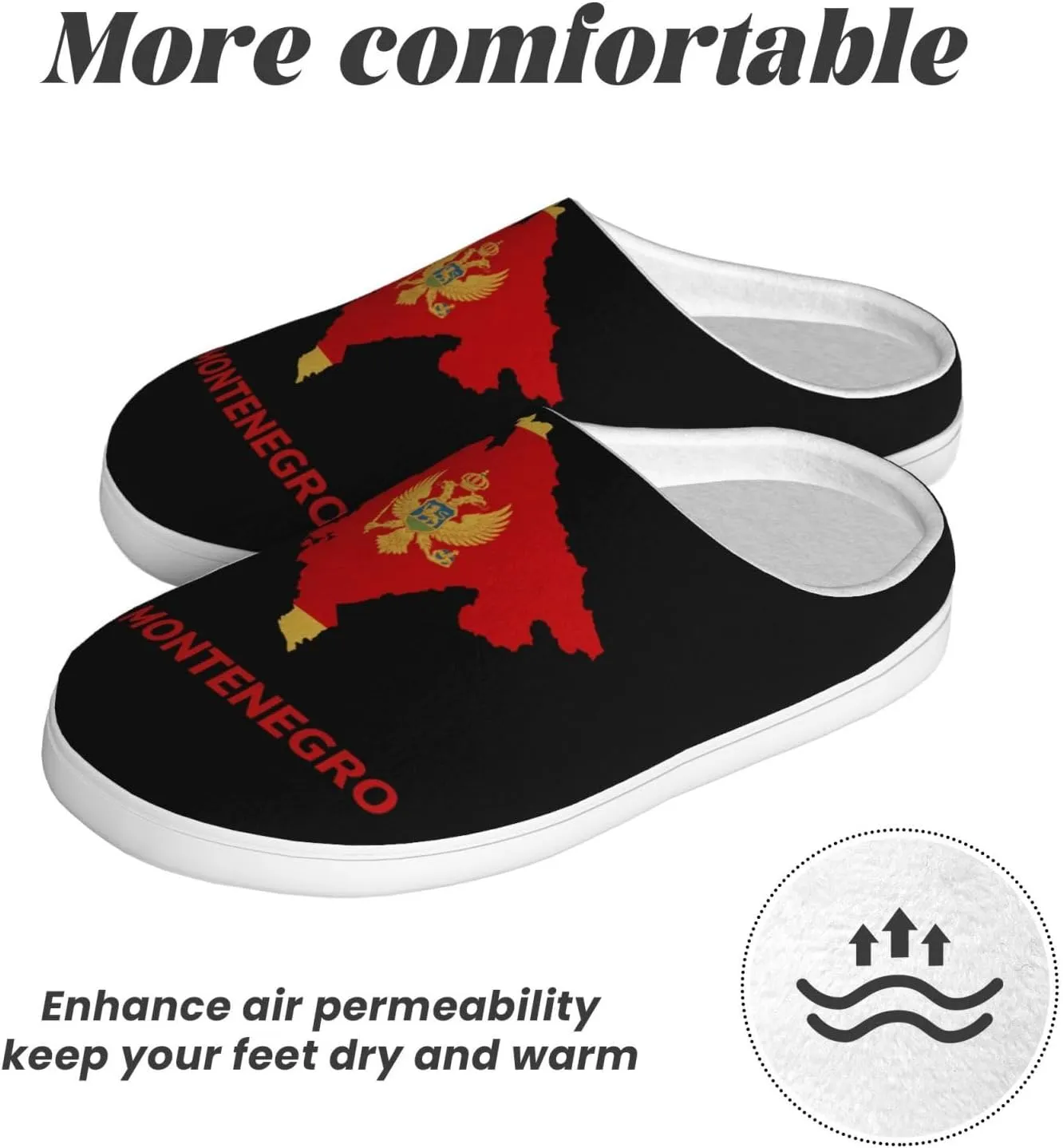 Unisex Slippers Winter Warm Non-Slip Fluffy Slippers Slip-On Plush Slippers House Slippers For Women Men Shoes Gifts