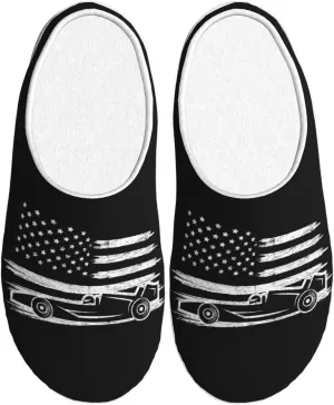 Unisex Slippers Winter Warm Non-Slip Fluffy Slippers Slip-On Plush Slippers House Slippers For Women Men Shoes Gifts