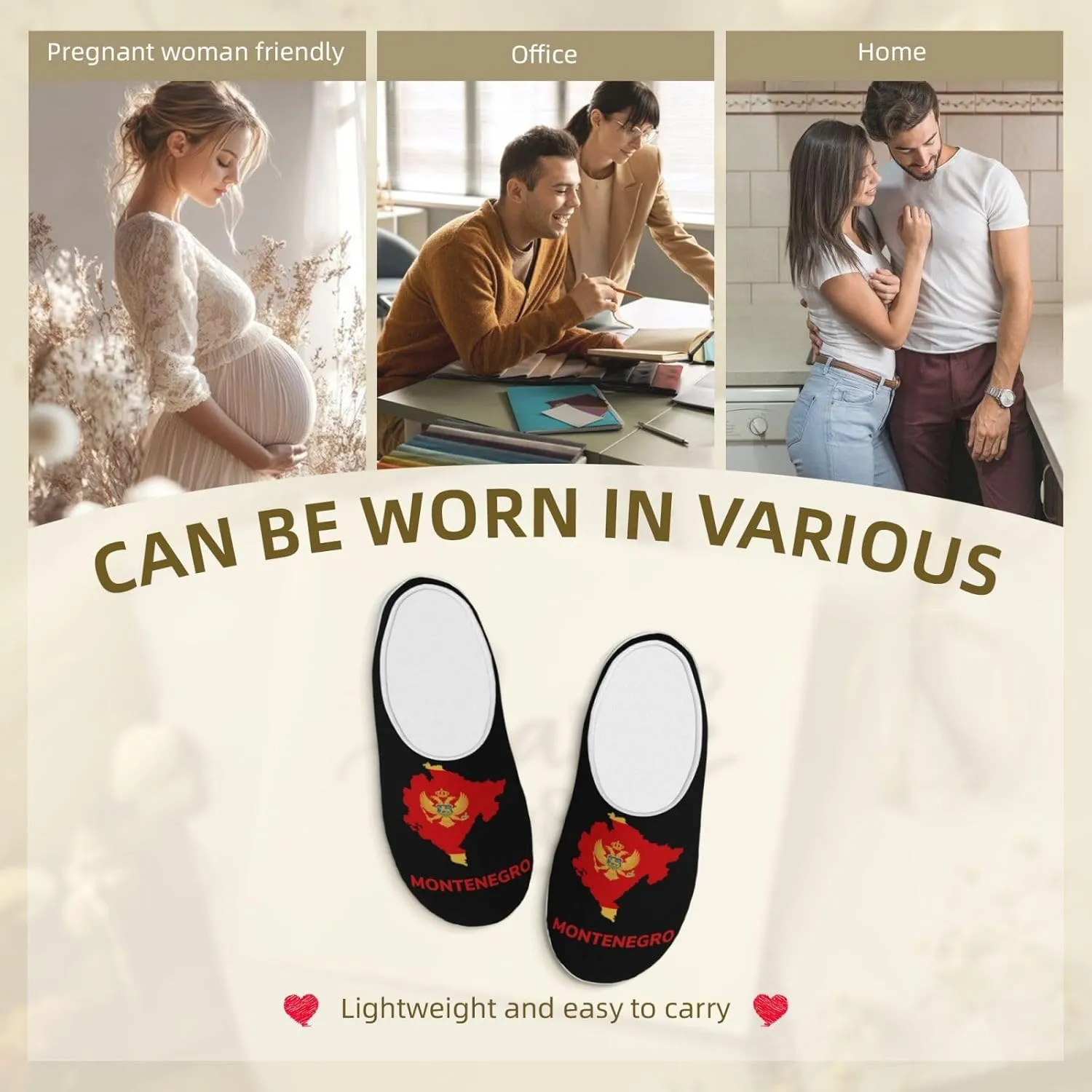 Unisex Slippers Winter Warm Non-Slip Fluffy Slippers Slip-On Plush Slippers House Slippers For Women Men Shoes Gifts
