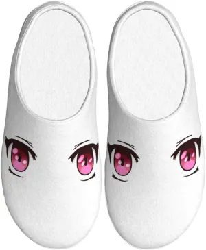 Unisex Warm Slippers Non-Slip Winter Fluffy Slippers Slip-On Plush Slippers Bedroom Slippers House Shoes For Men Women