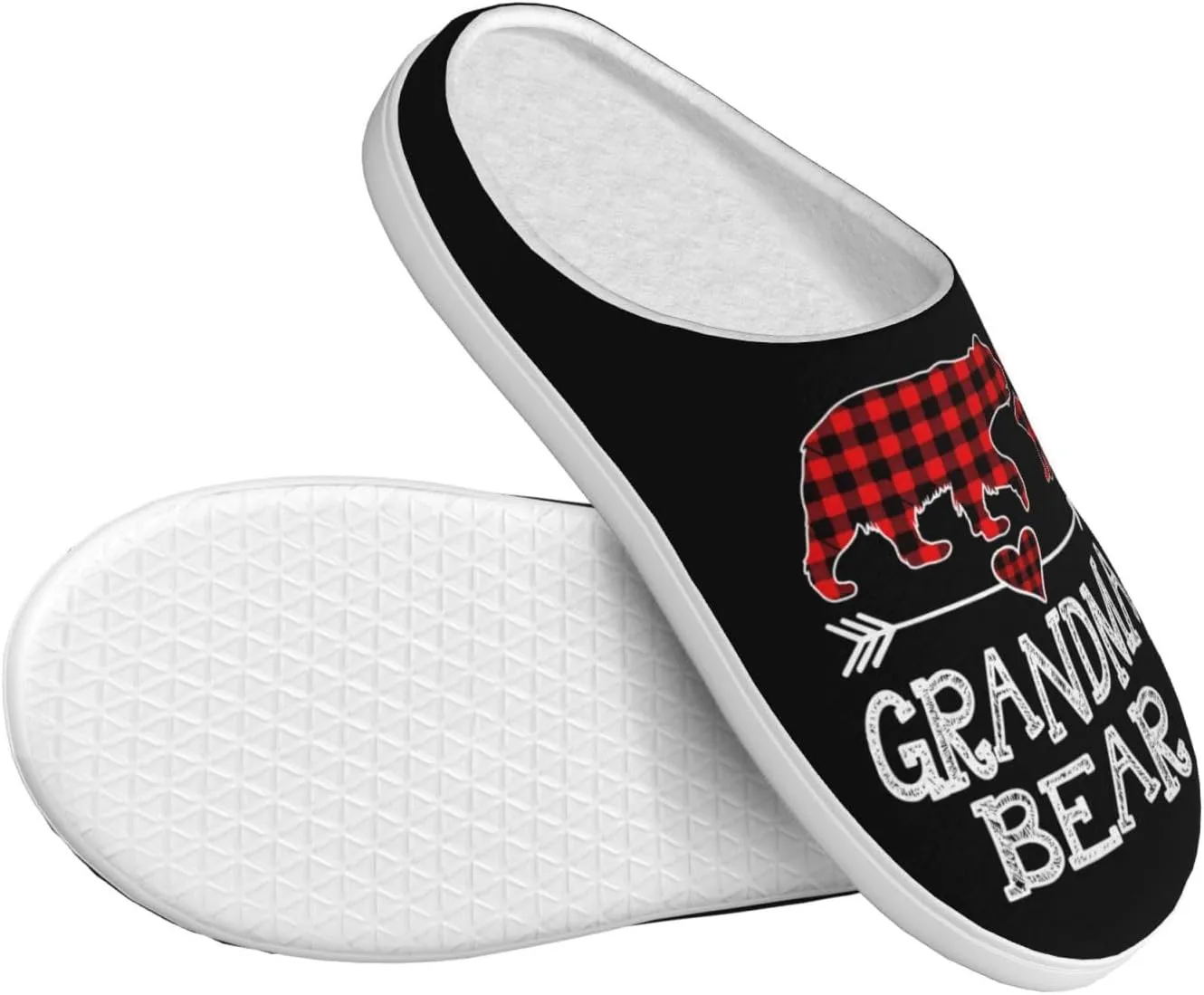 Unisex Warm Slippers Non-Slip Winter Fluffy Slippers Slip-On Plush Slippers Bedroom Slippers House Shoes For Men Women