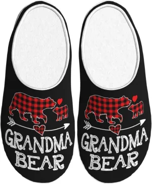 Unisex Warm Slippers Non-Slip Winter Fluffy Slippers Slip-On Plush Slippers Bedroom Slippers House Shoes For Men Women