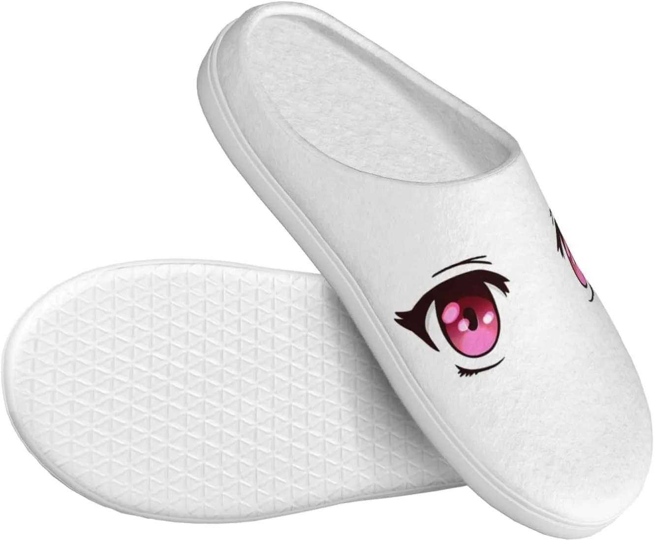Unisex Warm Slippers Non-Slip Winter Fluffy Slippers Slip-On Plush Slippers Bedroom Slippers House Shoes For Men Women