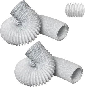 Upgrade 3" Marine Blower Hose Replacement for Boat Vent Bilge Blower Exhaust Fan, Marine Exhaust Hose Fit for 3 Inch Flexible Duct Hose, Ventilation Systems and Boat Bilge Heater, 10 Feet, 2 Pcs
