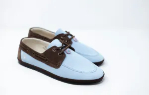Venetian Essence in light blue By Gondolina Shoes