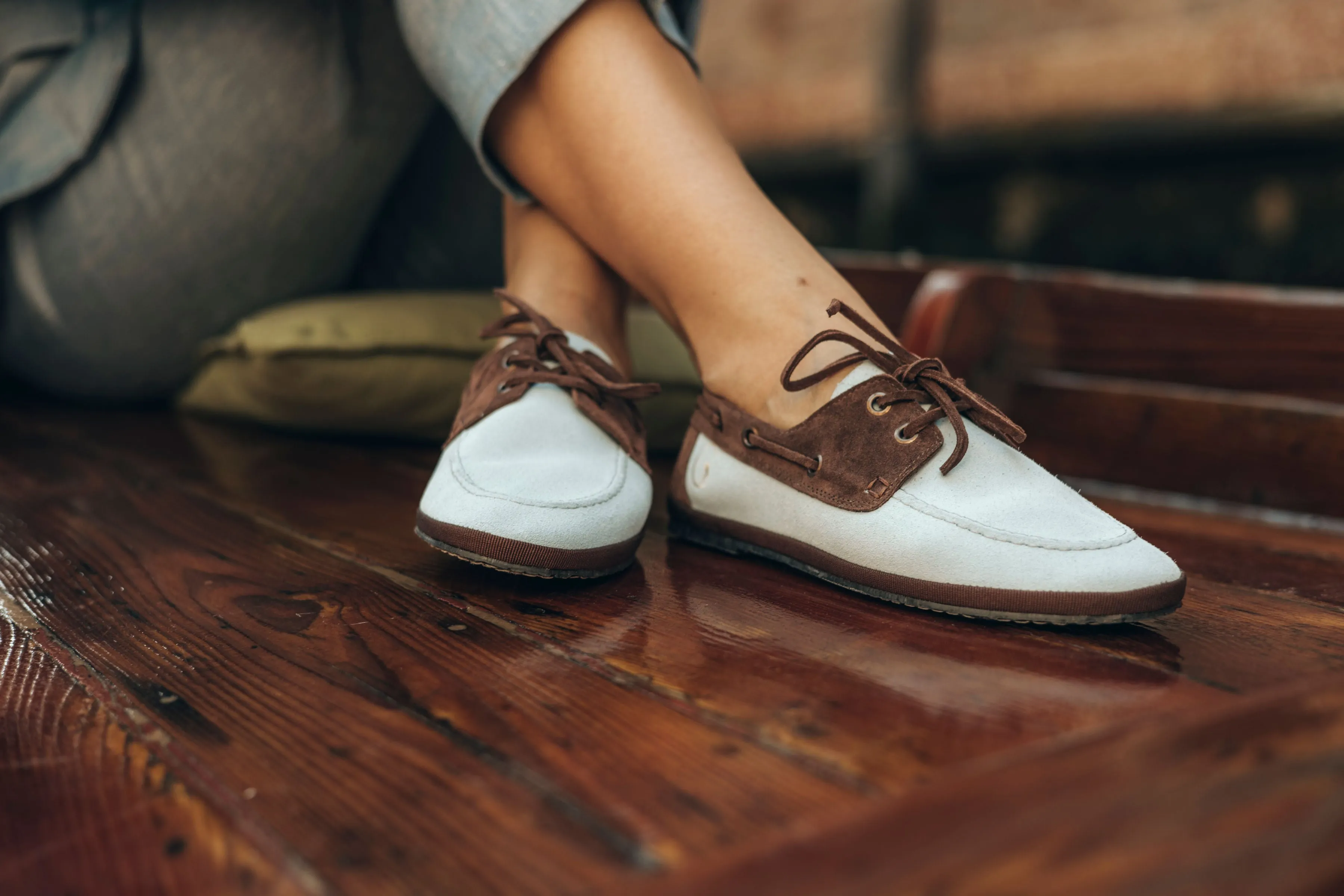 Venetian Essence in light blue By Gondolina Shoes