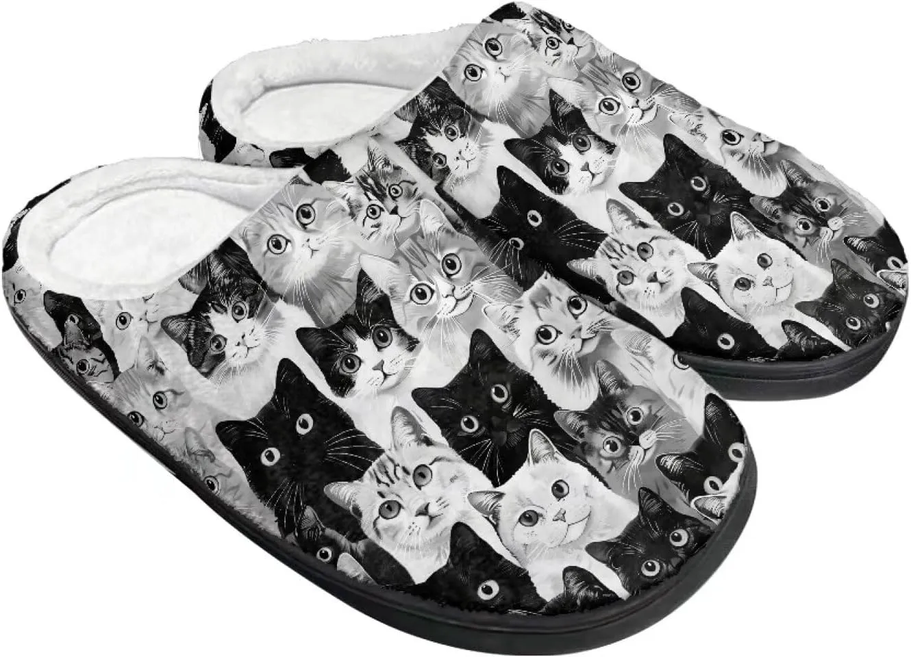 Veniyate Womens Slippers Warm Comfy Memory Foam House Slipper Knitted Shoes with Non Slip Sole