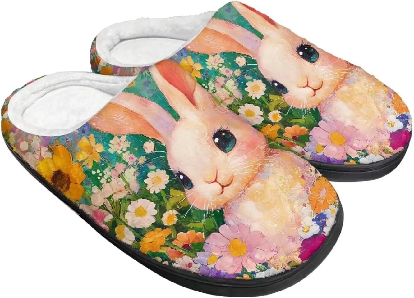 Veniyate Womens Slippers Warm Comfy Memory Foam House Slipper Knitted Shoes with Non Slip Sole