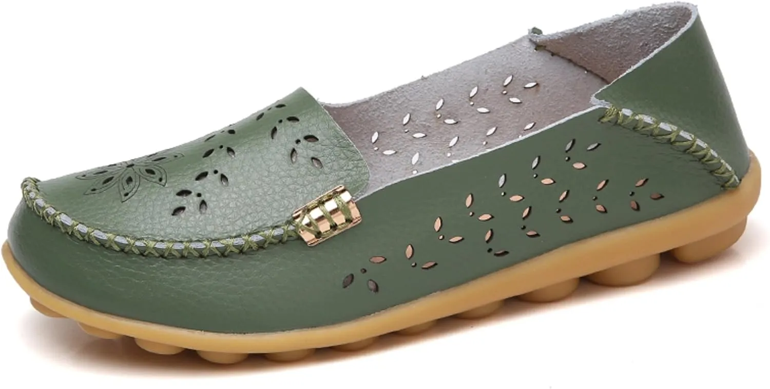 VenusCelia Women's Comfort Walking Boat Shoe