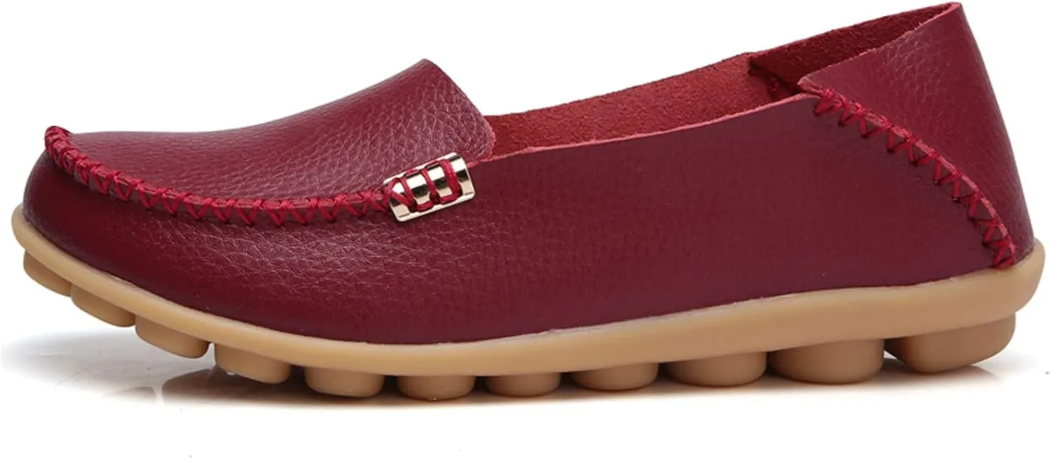 VenusCelia Women's Comfort Walking Boat Shoe