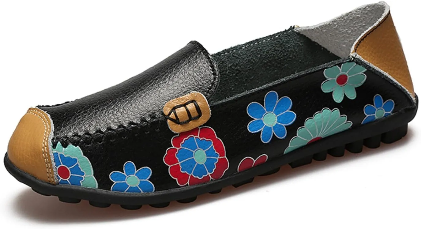 VenusCelia Women's Comfort Walking Boat Shoe