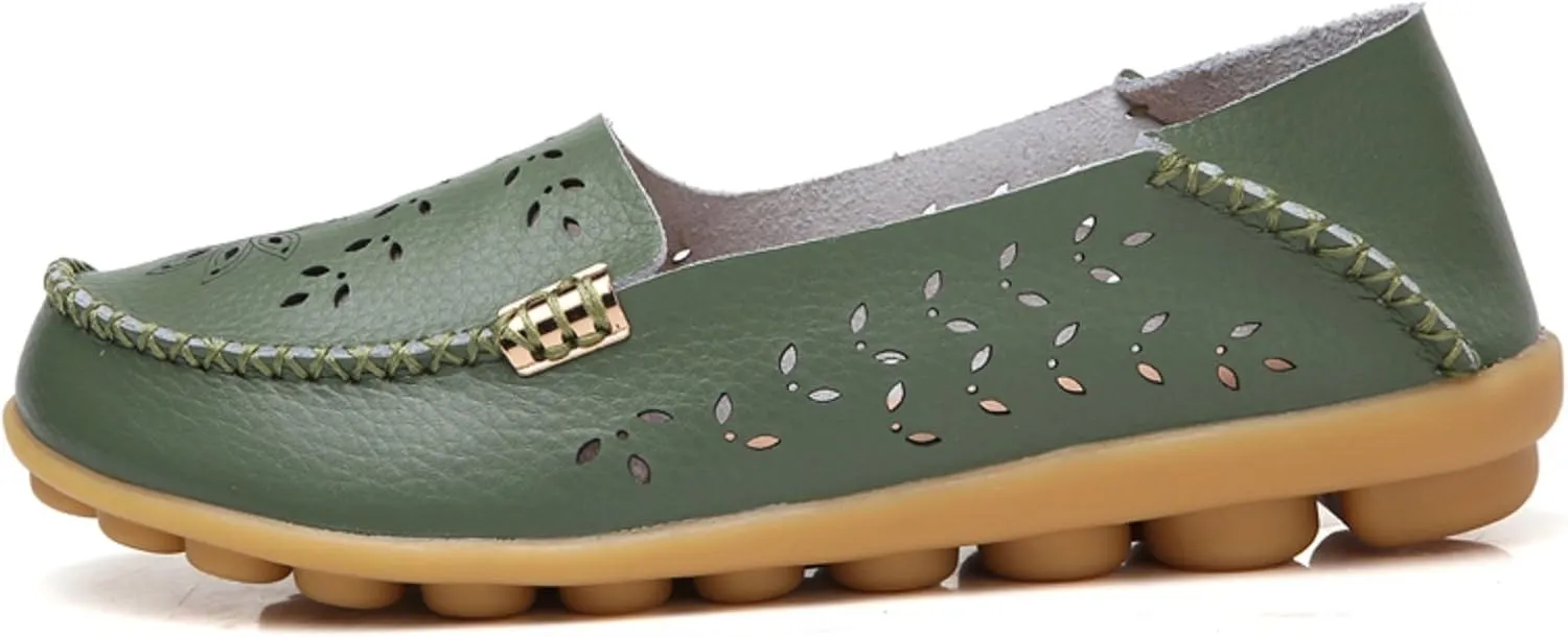 VenusCelia Women's Comfort Walking Boat Shoe