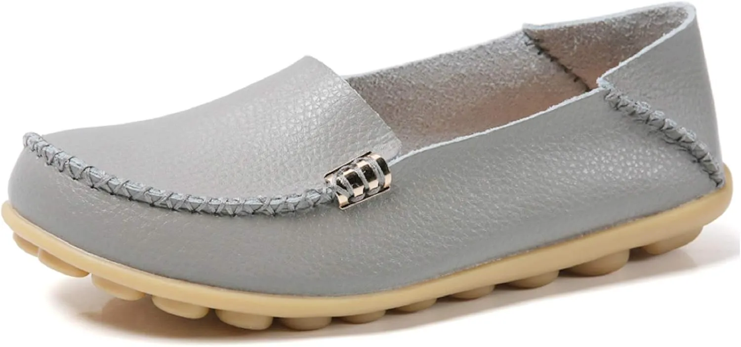 VenusCelia Women's Comfort Walking Boat Shoe