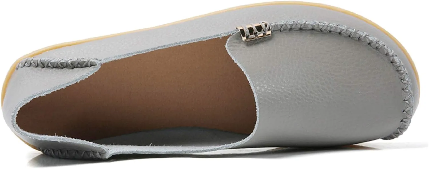 VenusCelia Women's Comfort Walking Boat Shoe