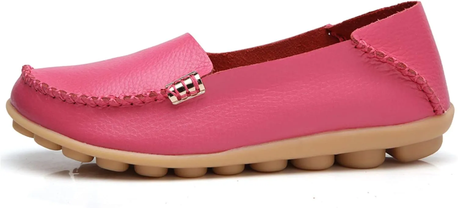 VenusCelia Women's Comfort Walking Boat Shoe