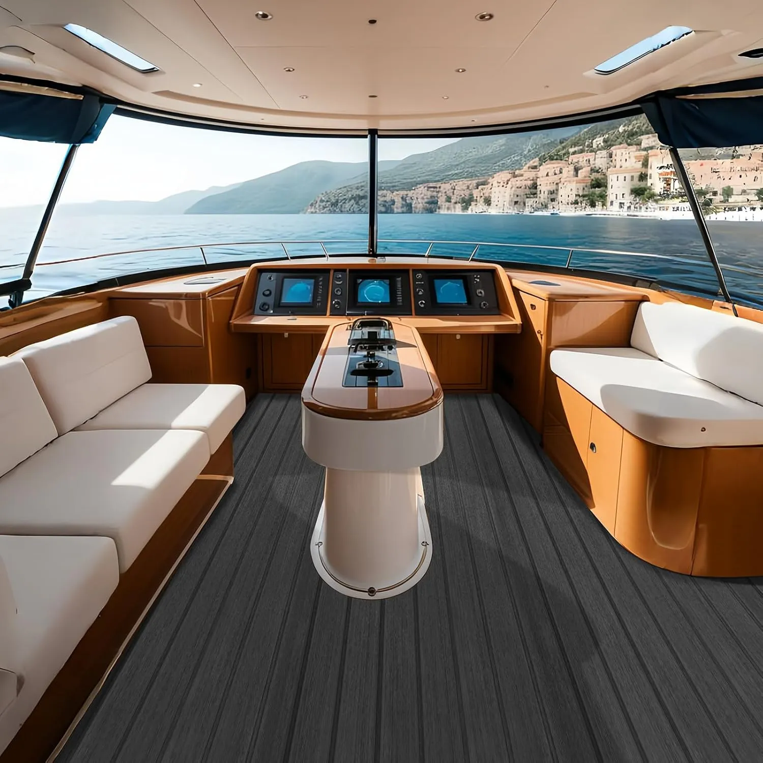 VEVOR Boat Flooring - EVA Foam Decking, Non-Slip Self-Adhesive, Marine Carpet for Yacht, Pontoon, Kayak