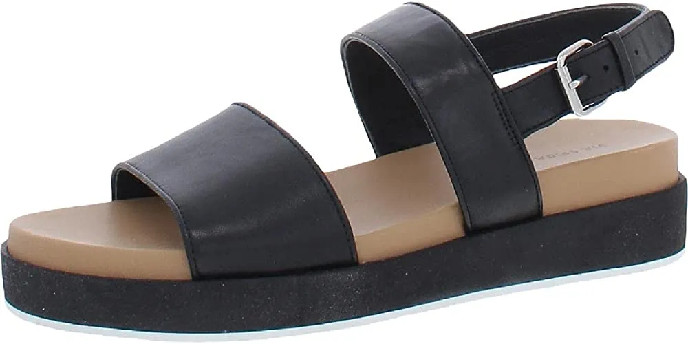 VIA SPIGA Women's Davi Sport Sandal, Black, 10 M US