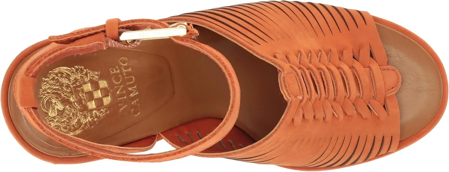Vince Camuto Women's Frenela Stacked Heel Sandal Heeled