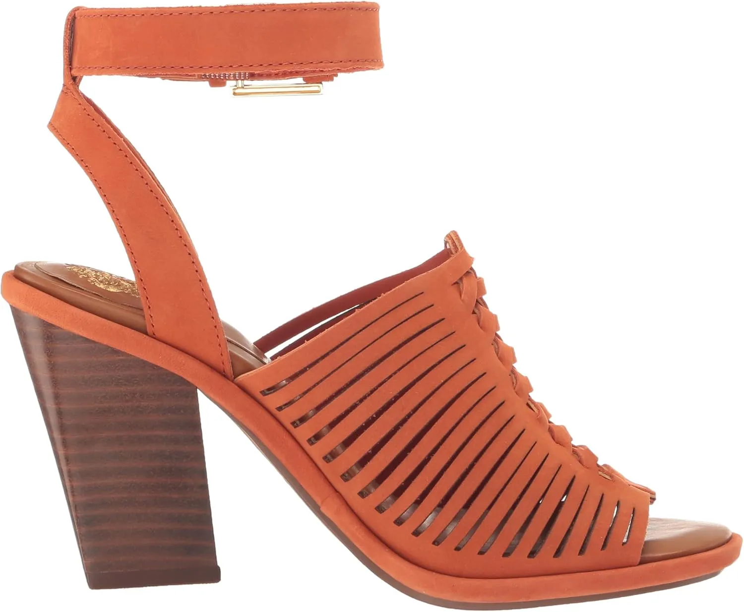 Vince Camuto Women's Frenela Stacked Heel Sandal Heeled