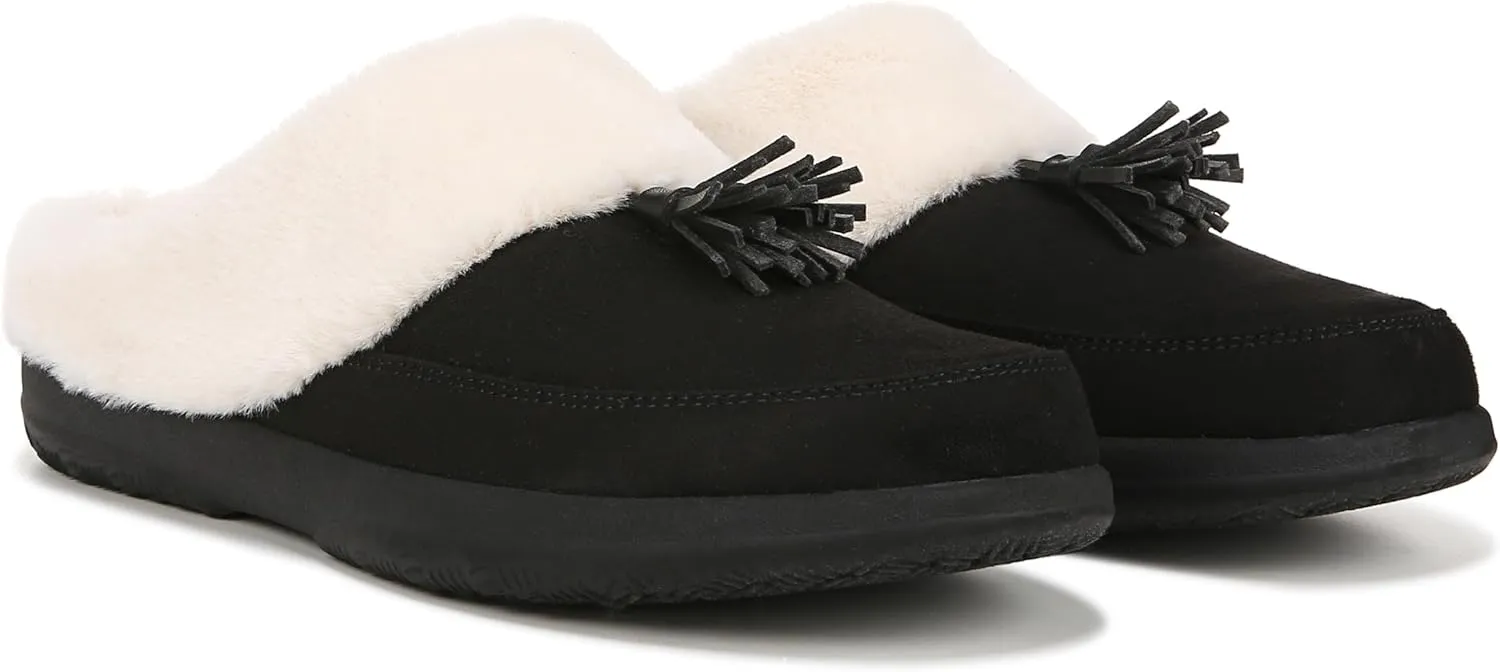 Vionic Cedar Perrin Women's Slip-On Cozy Slipper- Supporting Ladies Indoor/Outdoor Slippers that Include VIO MOTION Technology Orthotic Insole With Built-in Arch Support, Helps Heel Pain, Medium Fit