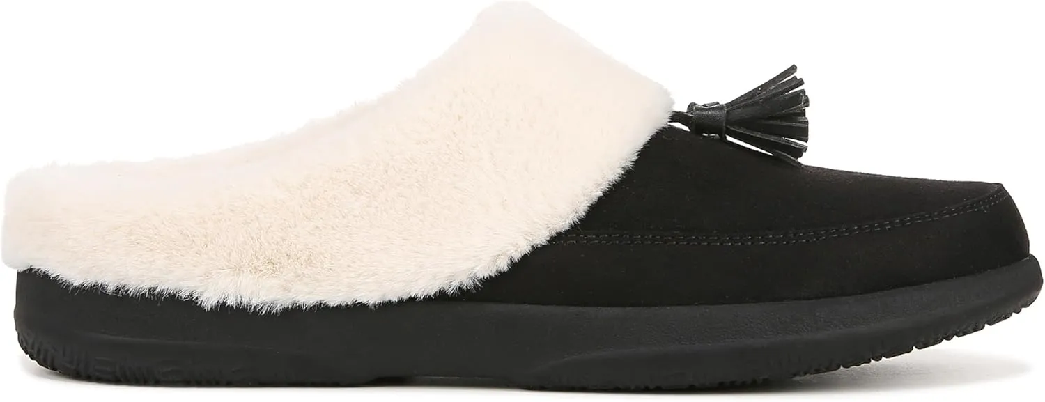 Vionic Cedar Perrin Women's Slip-On Cozy Slipper- Supporting Ladies Indoor/Outdoor Slippers that Include VIO MOTION Technology Orthotic Insole With Built-in Arch Support, Helps Heel Pain, Medium Fit
