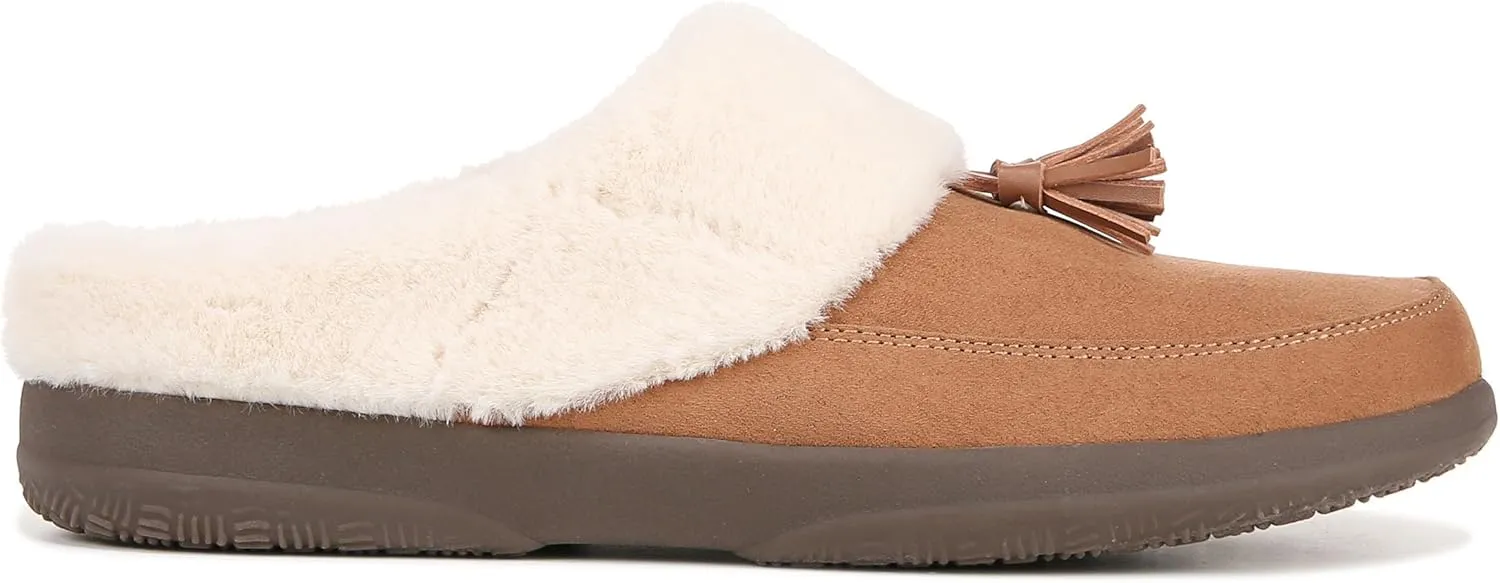 Vionic Cedar Perrin Women's Slip-On Cozy Slipper- Supporting Ladies Indoor/Outdoor Slippers that Include VIO MOTION Technology Orthotic Insole With Built-in Arch Support, Helps Heel Pain, Medium Fit