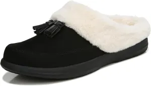 Vionic Cedar Perrin Women's Slip-On Cozy Slipper- Supporting Ladies Indoor/Outdoor Slippers that Include VIO MOTION Technology Orthotic Insole With Built-in Arch Support, Helps Heel Pain, Medium Fit